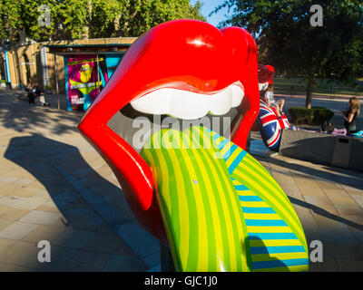 Londra: Rolling Stones esibizionismo exhibition Foto Stock