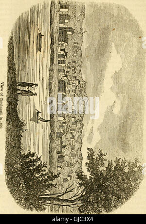 Questo lavoro del 1860 fornisce una panoramica visiva e descrittiva dettagliata degli Stati Uniti, evidenziando la sua storia, le caratteristiche geografiche e le risorse agricole e minerarie che hanno giocato un ruolo nel suo sviluppo economico. Foto Stock