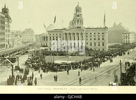 Maggiore New York album. Un centinaio di viste selezionate, la città di New York, Brooklyn e Staten island, ecc. Da fotografie recenti (1895) Foto Stock