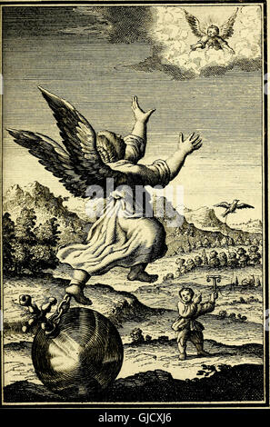 L'Ame amante de son Dieu, representée dans les emblémes de Hermannus Hugo sur ses pieux desirs- e dans ceux d'Othon Vaenius sur l'amour divin (1717) Foto Stock