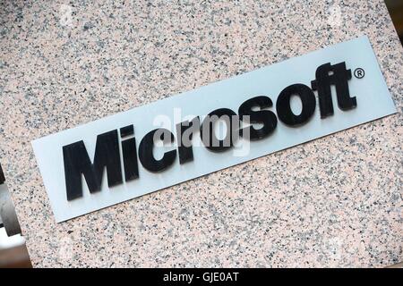 Ottawa, Ontario, Canada. 11 Ago, 2016. Microsoft office nel centro cittadino di Ottawa, Ont., il 11 agosto, 2016. © Lars Hagberg/ZUMA filo/Alamy Live News Foto Stock