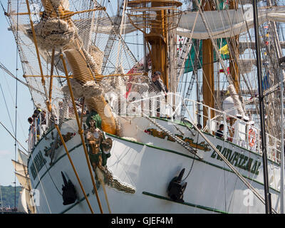 La prua della fregata messicano a Cuauhtémoc Foto Stock