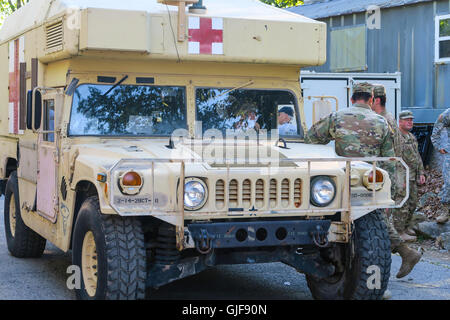 Camp Buckner presso l'Accademia Militare degli Stati Uniti, West Point, NY, STATI UNITI D'AMERICA Foto Stock