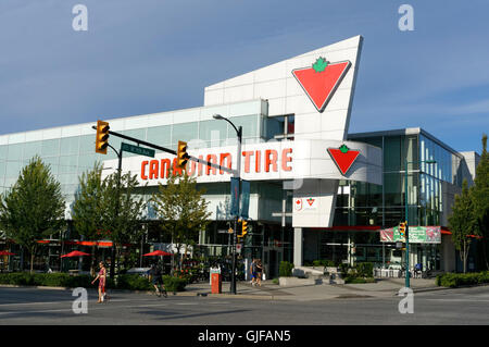 Canadian Tire store su Cambie Street a Vancouver, British Columbia, Canada Foto Stock