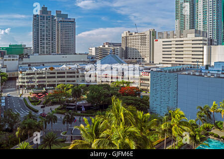 Panoramica Makati, Metro Manila, Filippine Foto Stock