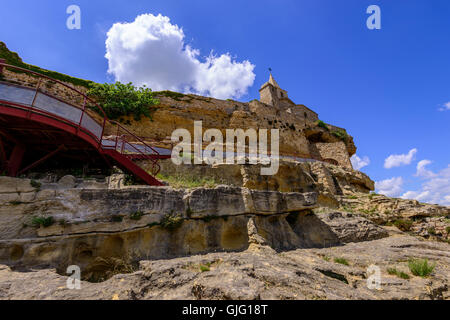 Medievale SITO DE L'HAUTURE Fos sur Mer Bdr Francia Foto Stock