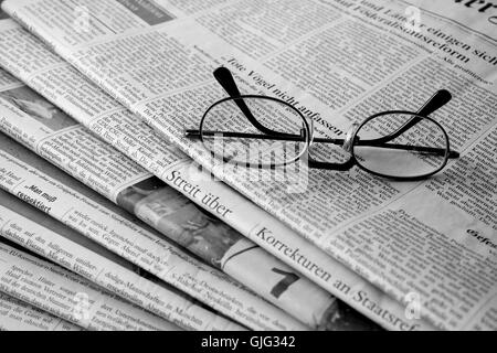 Giornale ufficiale informa Foto Stock