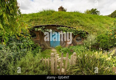 HOBBITON home di The Hobbit film e IL SIGNORE DEGLI ANELLI 2016 nel febbraio 04, 2016 in Matamata, Nuova Zelanda 2016 Foto Stock