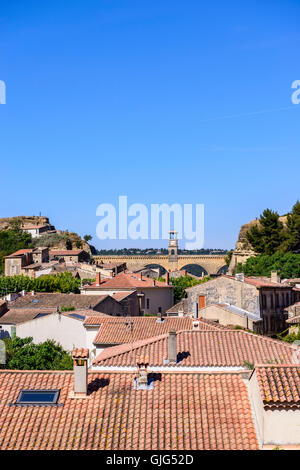 Saint-Chamas, village de Provence Bdr Francia 13 Foto Stock