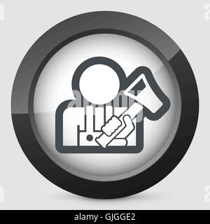 Icona di Hachette Illustrazione Vettoriale