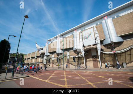 Collin Street e Broadmarsh Centro Shopping, prima dello sviluppo. Nottinghamshire England Regno Unito Foto Stock