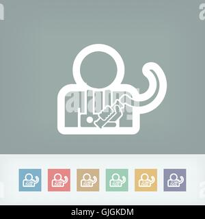 Icona di falce Illustrazione Vettoriale