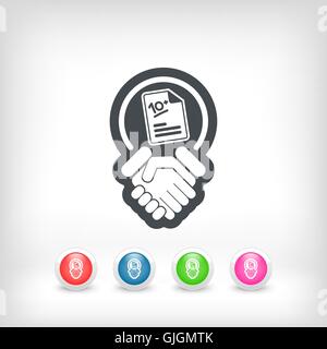 Massima icona di rating Illustrazione Vettoriale