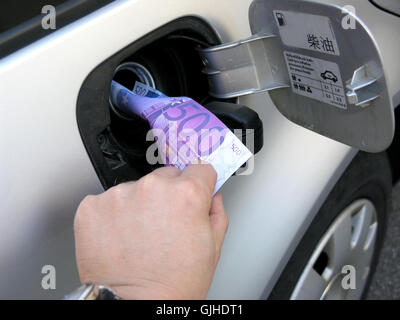 Unità dito a mano Foto Stock