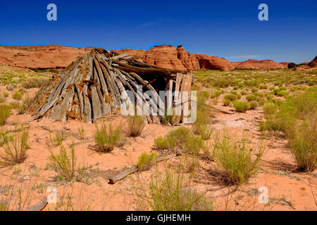 Tomba del Navajo sconosciuto, Mystery Valley, Arizona, Stati Uniti Foto Stock