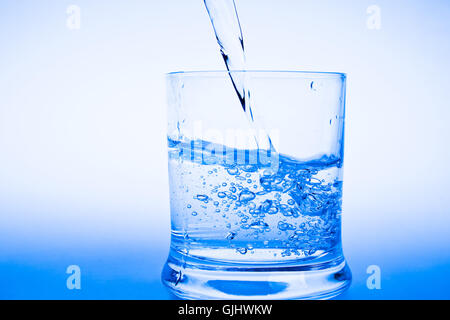 Calice di vetro tumbler Foto Stock