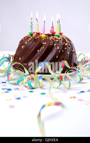 torta di compleanno Foto Stock