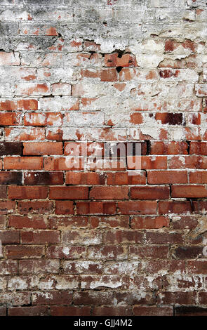 Muro di mattoni di sporco Foto Stock