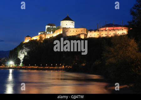 Alpi città vecchia Baviera Foto Stock