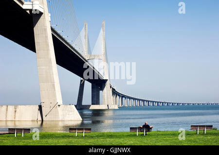 Ponte molo del montante Foto Stock