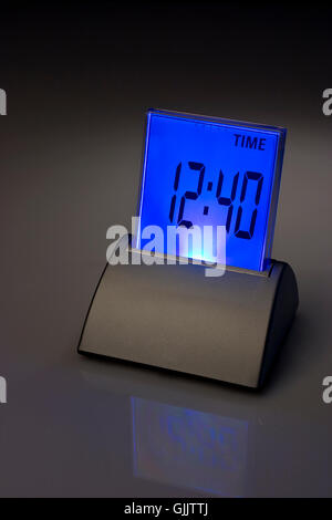 Tempo di clock digital Foto Stock