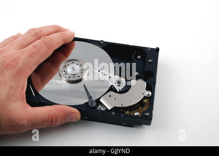 Elettronica di informazioni di dati Foto Stock