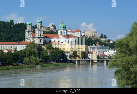 Storica cattedrale bavaria Foto Stock