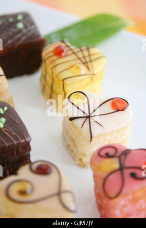 Petit four Foto Stock