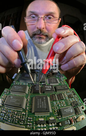 Provvedimenti tecnici,riparazioni electronics Foto Stock