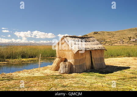 Isola di reed phuwa Foto Stock