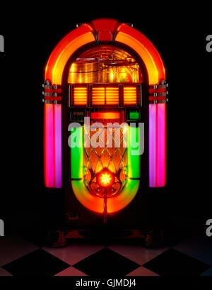 Musica antica neon Foto Stock