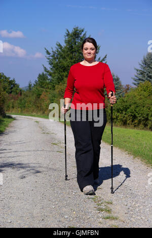 La donna Tempo libero Tempo libero Foto Stock