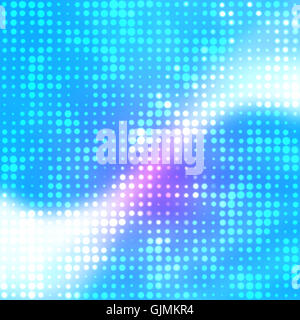 Punti blu abstract Foto Stock