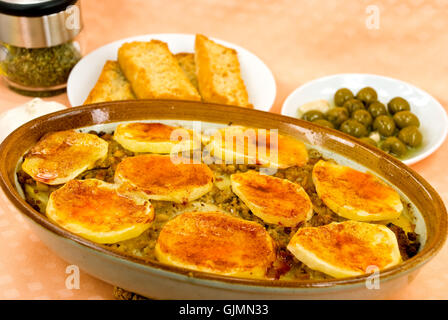 Uovo folla di formaggio Foto Stock