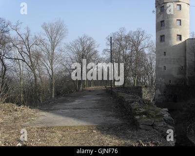 (TTO) Hrad Doubravská hora, zC599ícenina (Teplice) 14 3 2014 113 Foto Stock