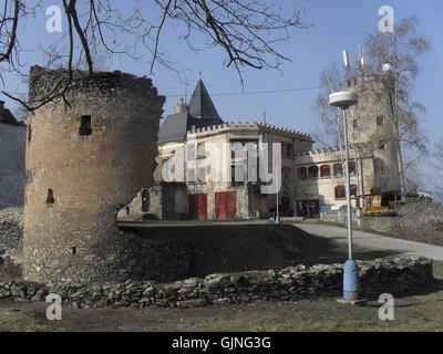 (TTO) Hrad Doubravská hora, zC599ícenina (Teplice) 14 3 2014 57 Foto Stock