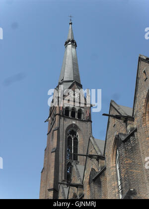 Questo titolo si riferisce alla chiesa di Santa AlÅ¾bÄ a Teplice, Repubblica Ceca, costruita nel 1882. La chiesa è un esempio significativo di architettura ottocentesca nella regione. Foto Stock