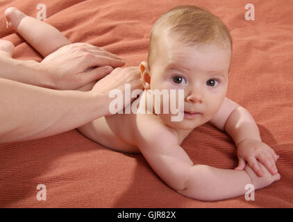 Ridere risate ridere Foto Stock