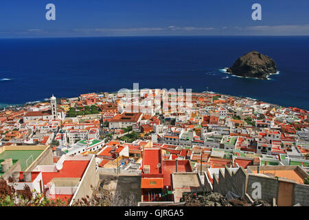 Vista di garachico - Tenerife Foto Stock