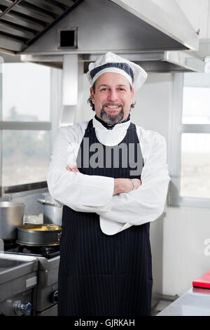 Ristorante ridere risate Foto Stock