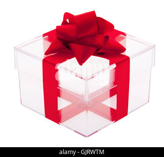 Dono di Natale scatola scatola Foto Stock