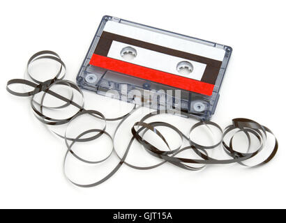 Music record rovinato Foto Stock