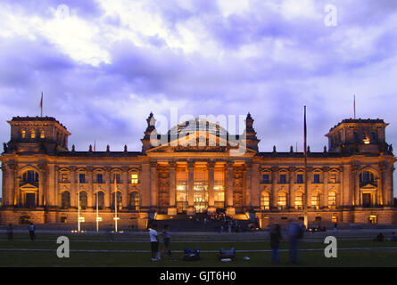 Notte notturno di Berlino Foto Stock