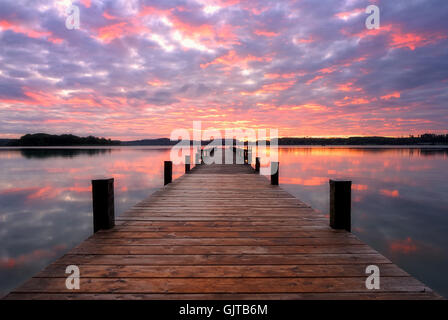 mattina silenziosa Foto Stock