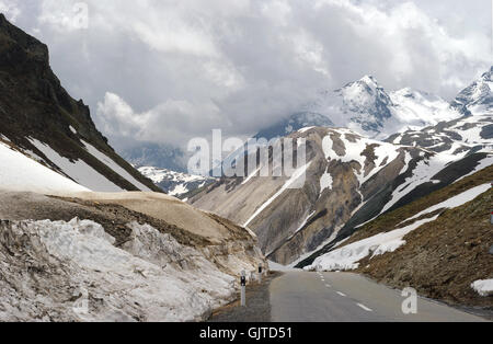 Forcola di Livigno Foto Stock