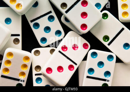 tessere del Domino Foto Stock