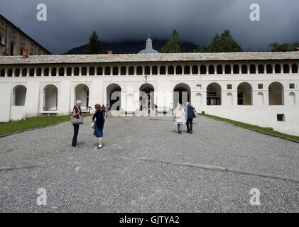 Il santuario di Oropa, provincia di Biella, Regione Piemonte, Italia Foto Stock