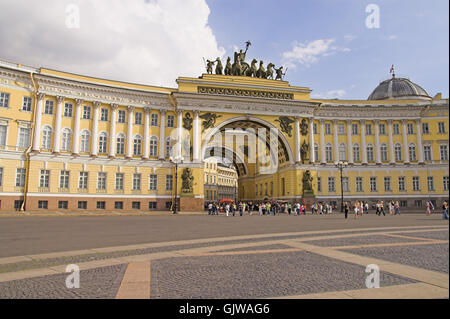 Antica facciata ad arco Foto Stock