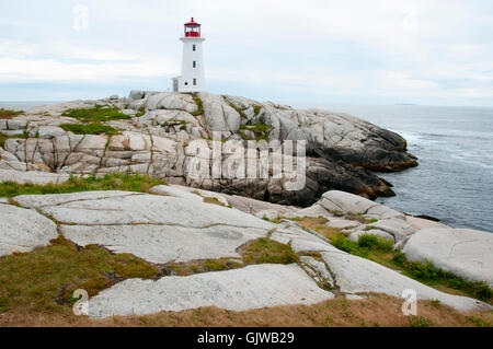 Peggys Cove Faro - Nova Scotia - Canada Foto Stock