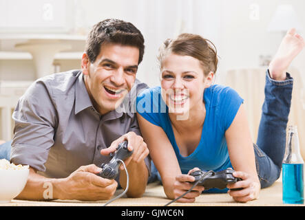 Donna Uomo gli esseri umani Foto Stock